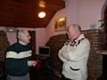 Nigel Fox and guest speaker Julian Balme at the January 8th 2013 Club Lotus Avon meeting